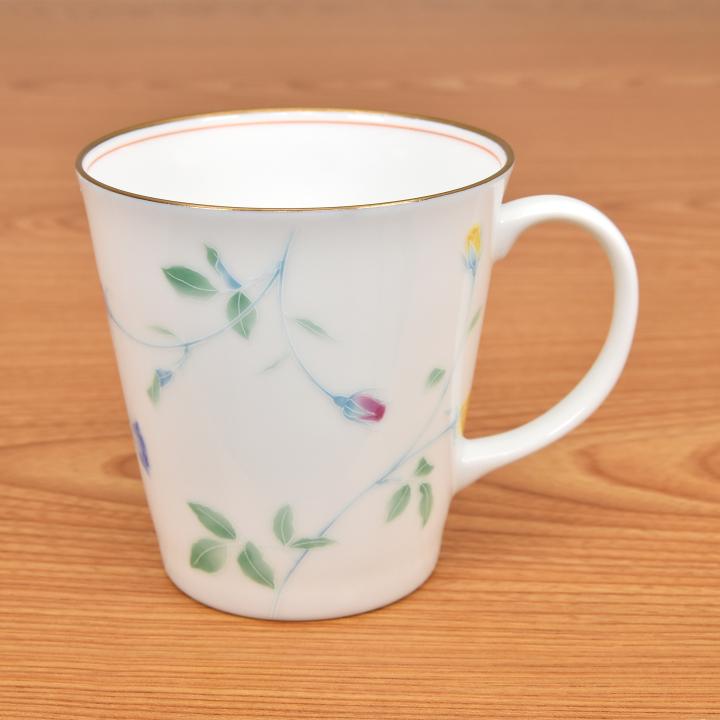 【ローズシャワー】マグカップ*秋の陶磁器まつり特別価格*