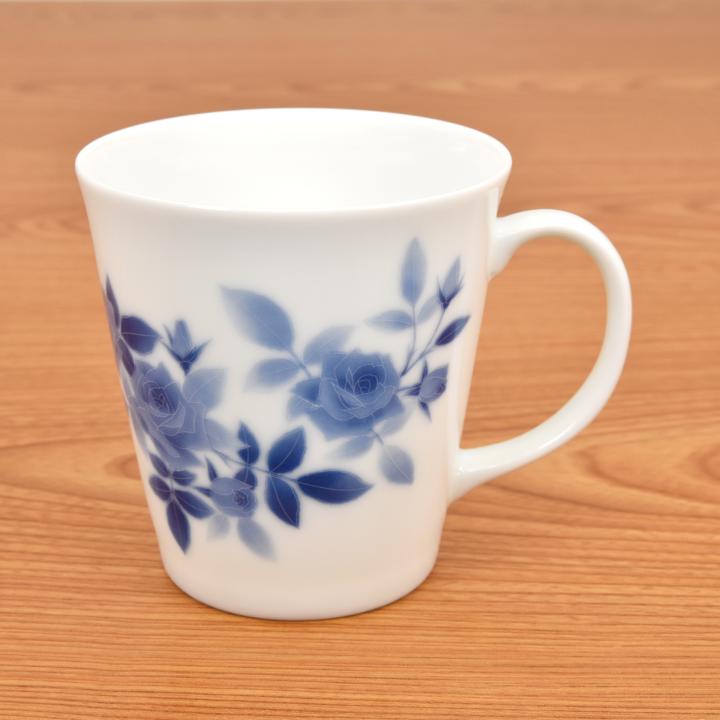 【サムシングブルー】マグカップ　*秋の陶磁器まつり特別価格*