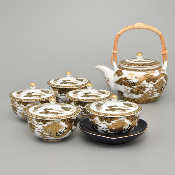 （金彩竜絵）茶器セット　*オンラインショップ特別限定販売*