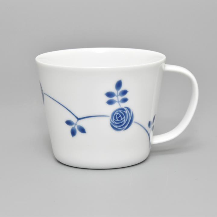 【ブルーローズ】マグカップ *秋の陶磁器まつり特別価格*