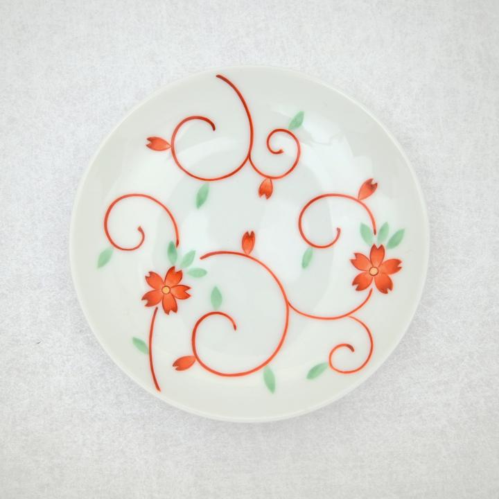 【桜唐草】小皿（径13cm）*直営店・オンラインショップ限定商品*