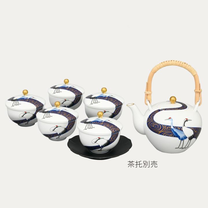 【光琳鶴】茶器セット