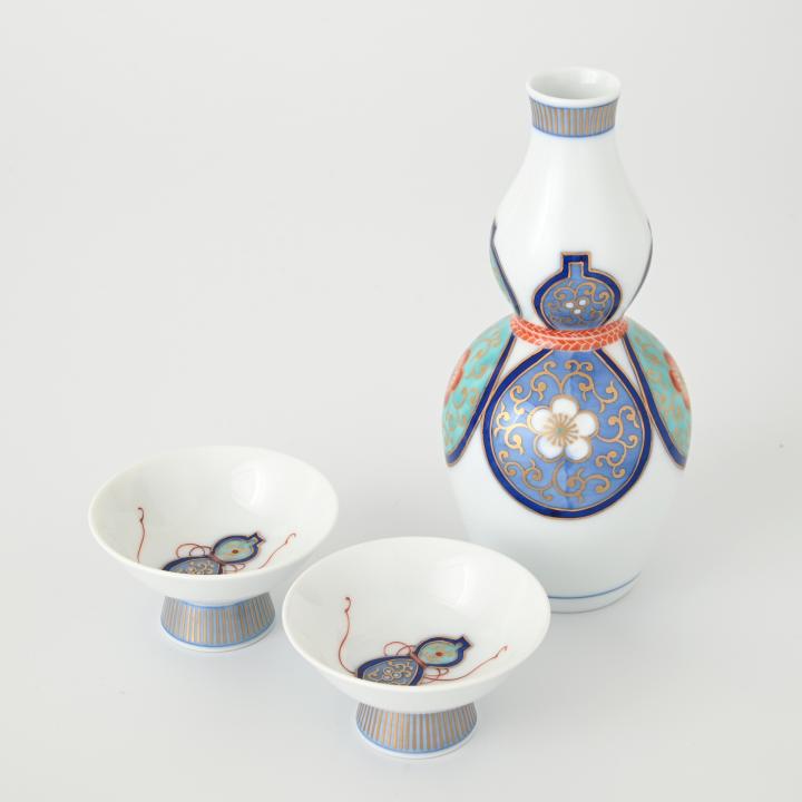 （染錦瓢）酒器セット　*直営店・オンラインショップ限定販売*