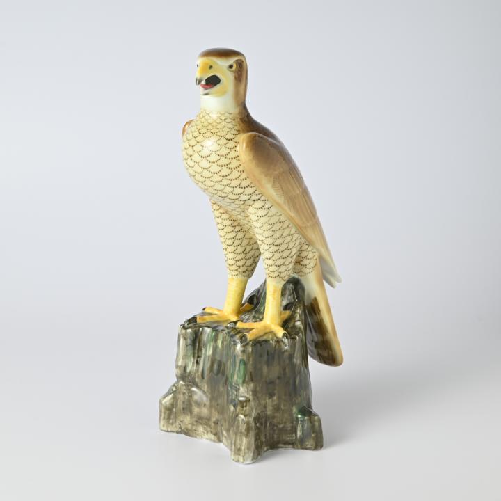 【染付鷹】置物