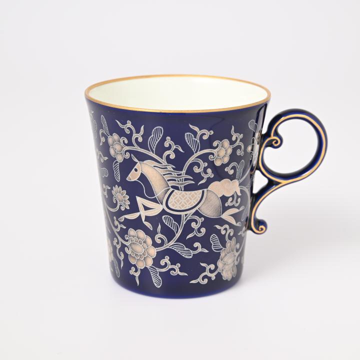 【ルリ唐草馬】マグカップ