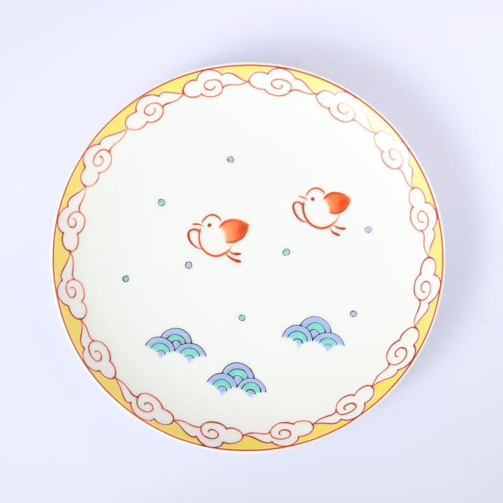 【紅羽千鳥】中皿（径17cm）*直営店・オンラインショップ限定商品*