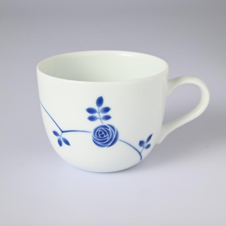 【ブルーローズ】マグカップ 　箱なし・単品　*有田陶器市特別価格 アウトレット品*