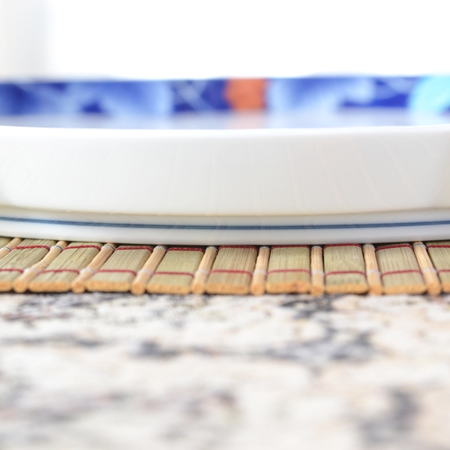 【染ぶどう】大皿　*秋の陶磁器まつり特別価格*4