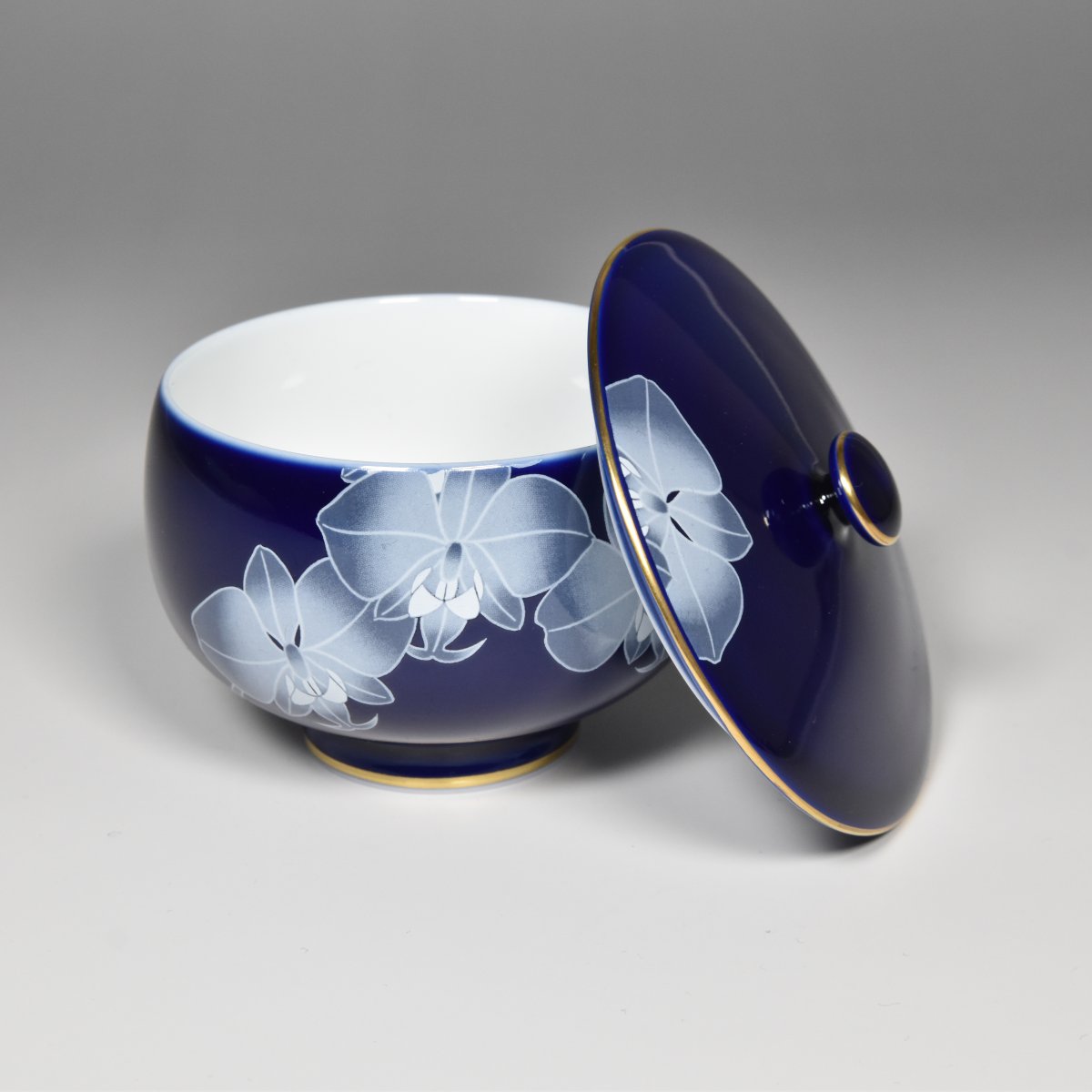 （ルリ胡蝶蘭）お湯のみ1客（箱なし　単品）4