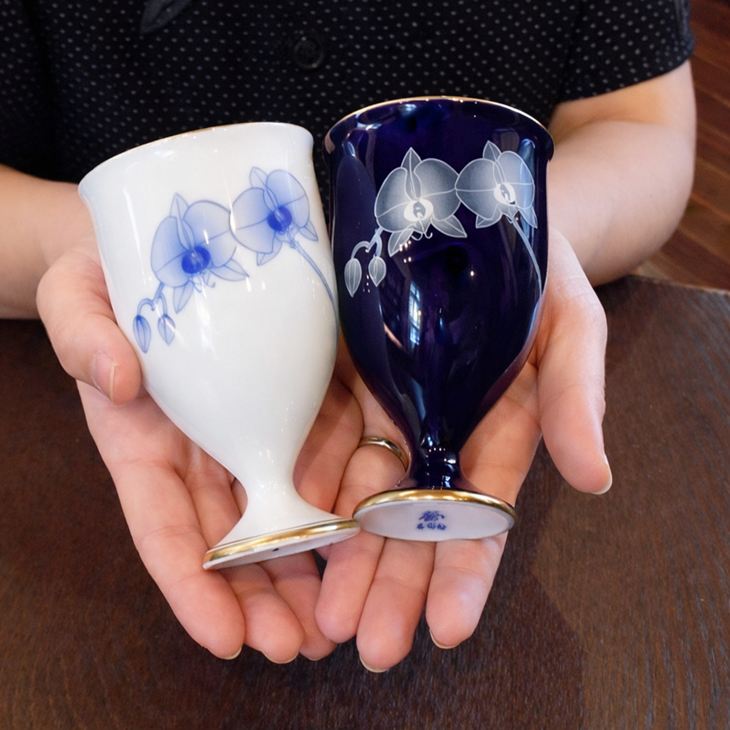 【胡蝶蘭】ペアワインカップ3