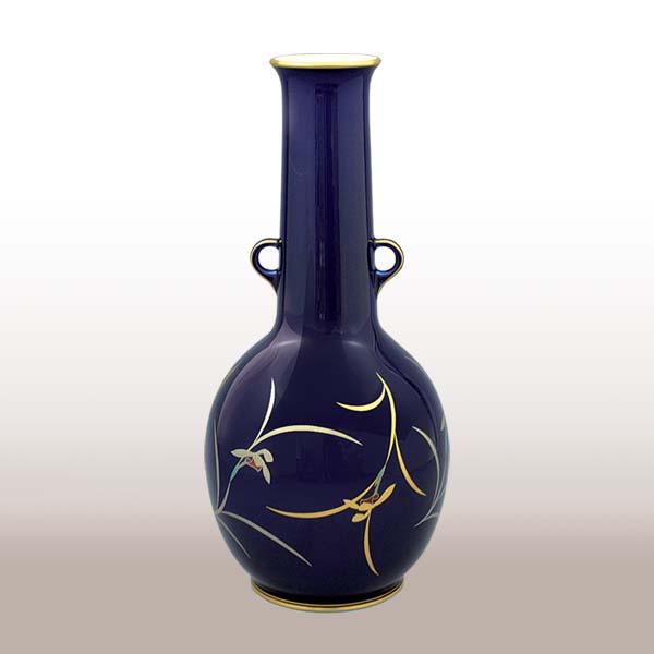 【ルリ蘭の香】花瓶 *WEB有田陶器市特別割引商品*