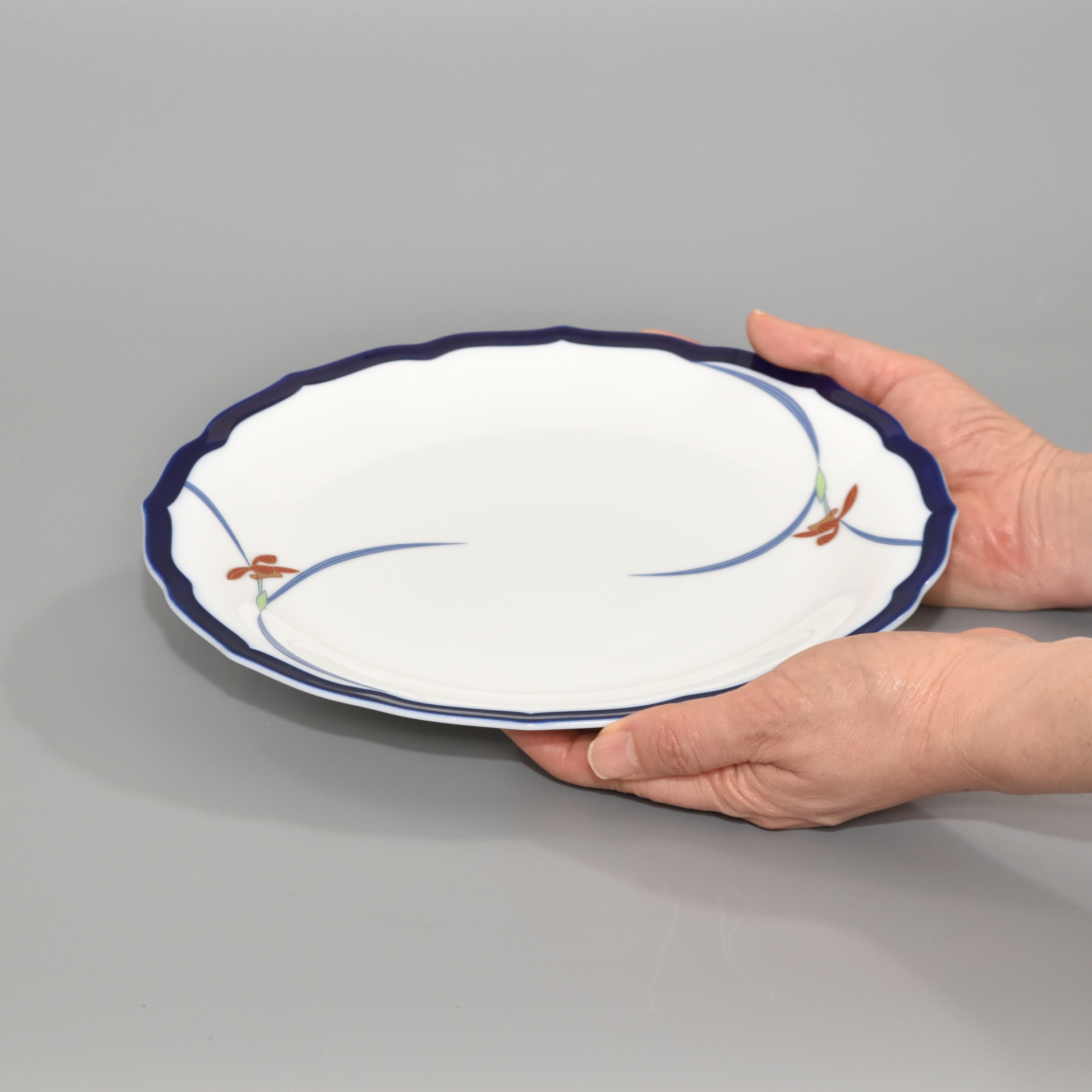 オーキッドレース）ディナー皿«大皿(25cm〜)|有田焼の老舗-香蘭社 