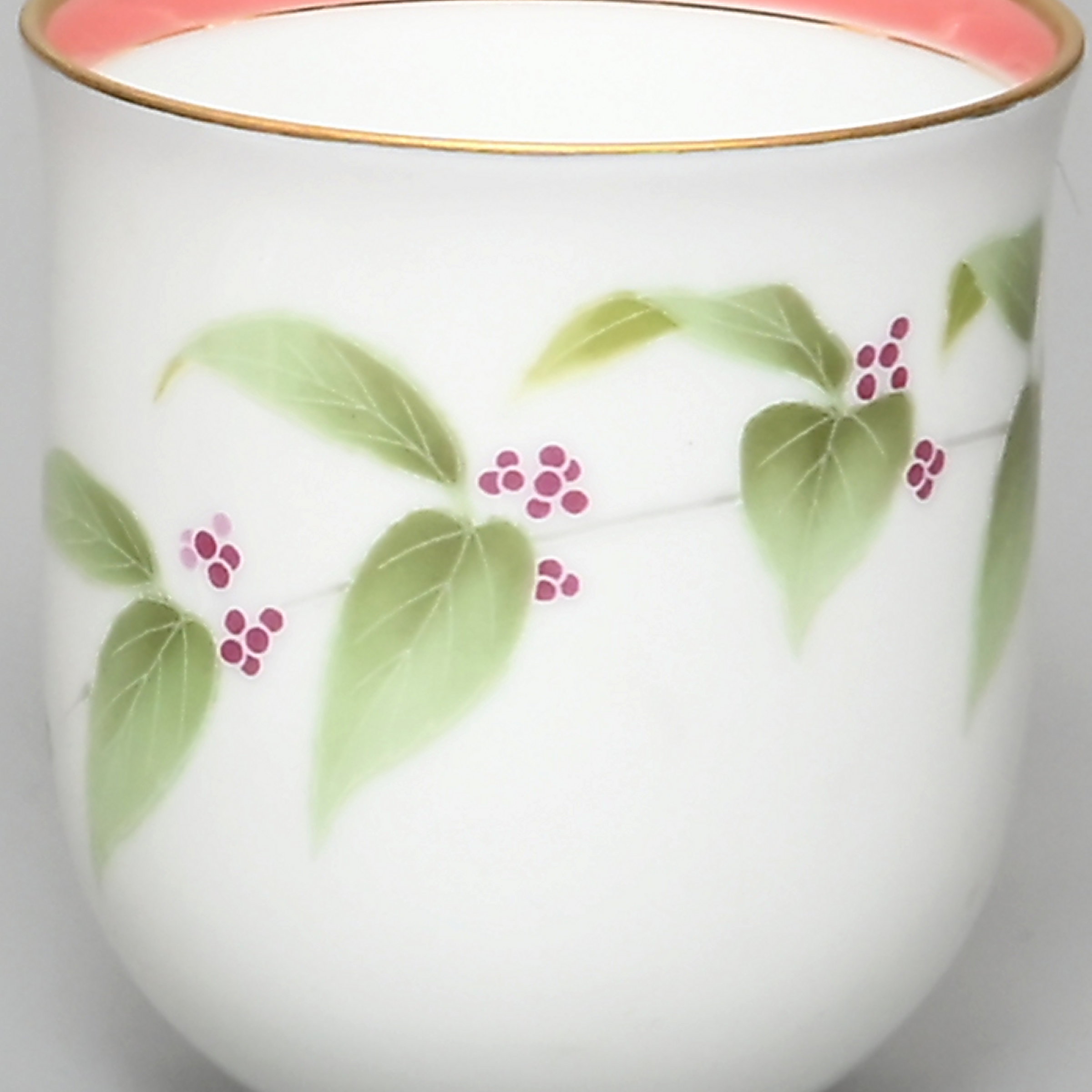 【紫式部】ピンクの湯のみ *有田陶器市特別割引商品*3