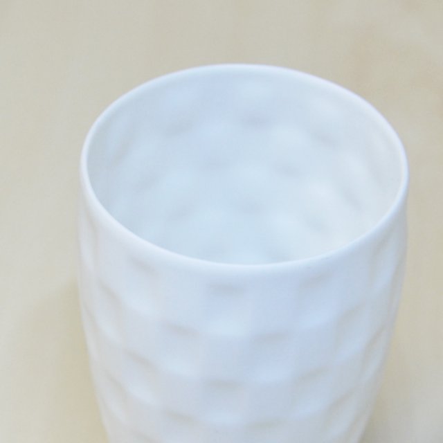 【チェックレリーフ】フリーカップ　*WEB陶器市限定商品*2