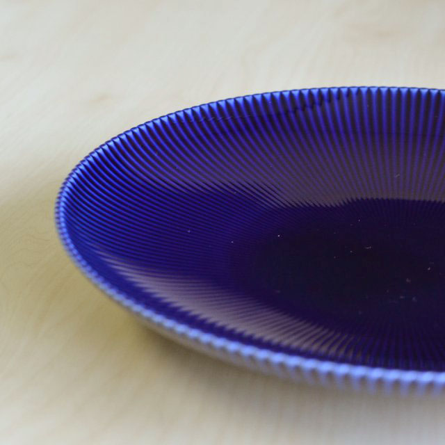 （ピンストライプ・Ｒ）中皿（20.5cm）2