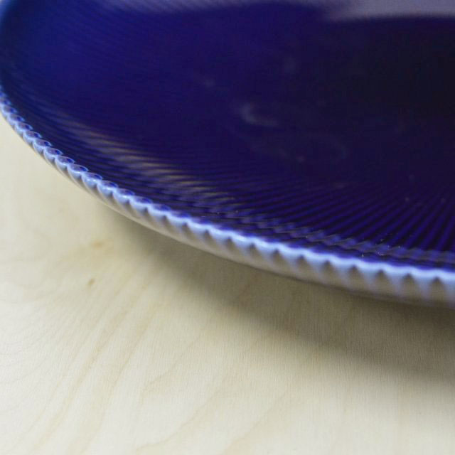 （ピンストライプ・Ｒ）中皿（20.5cm）3