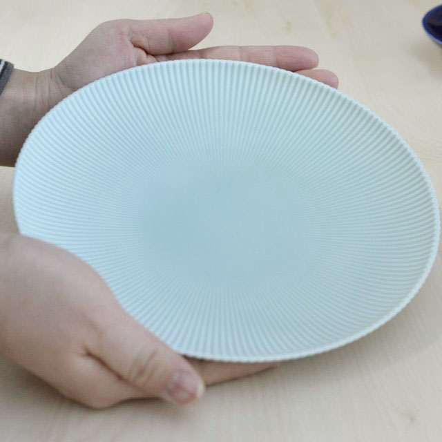 ピンストライプ・NX）中皿 20.5cm«中皿(14ｃｍ〜)|有田焼の老舗-香蘭社オンライン