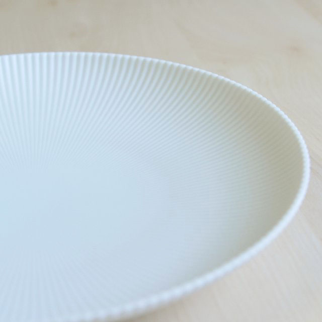 （ピンストライプ・W）中皿（20.5cm）2