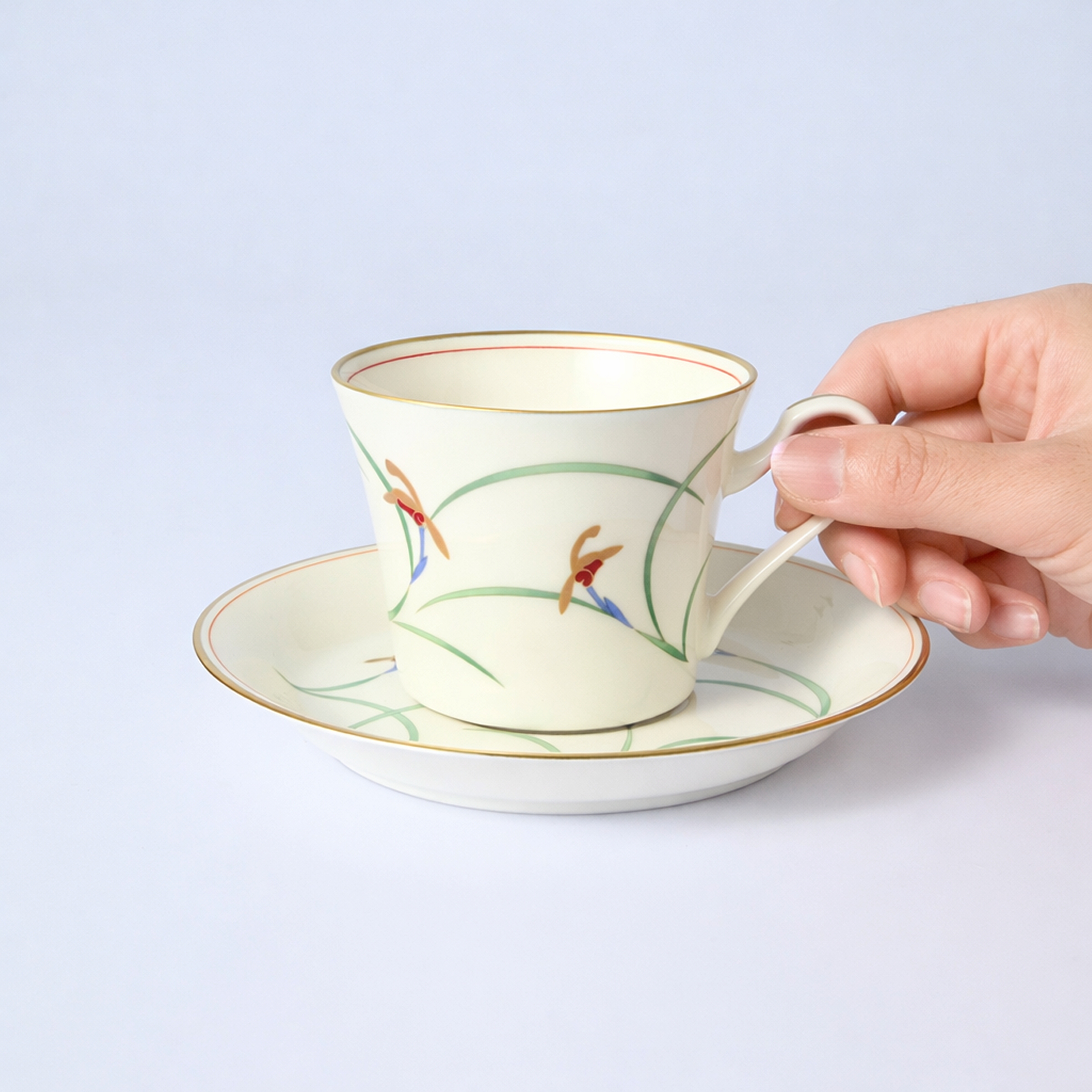 【リンドフィールド】コーヒーカップ＆ソーサー1客　（単品・箱なし）*有田陶器市特別価格*7