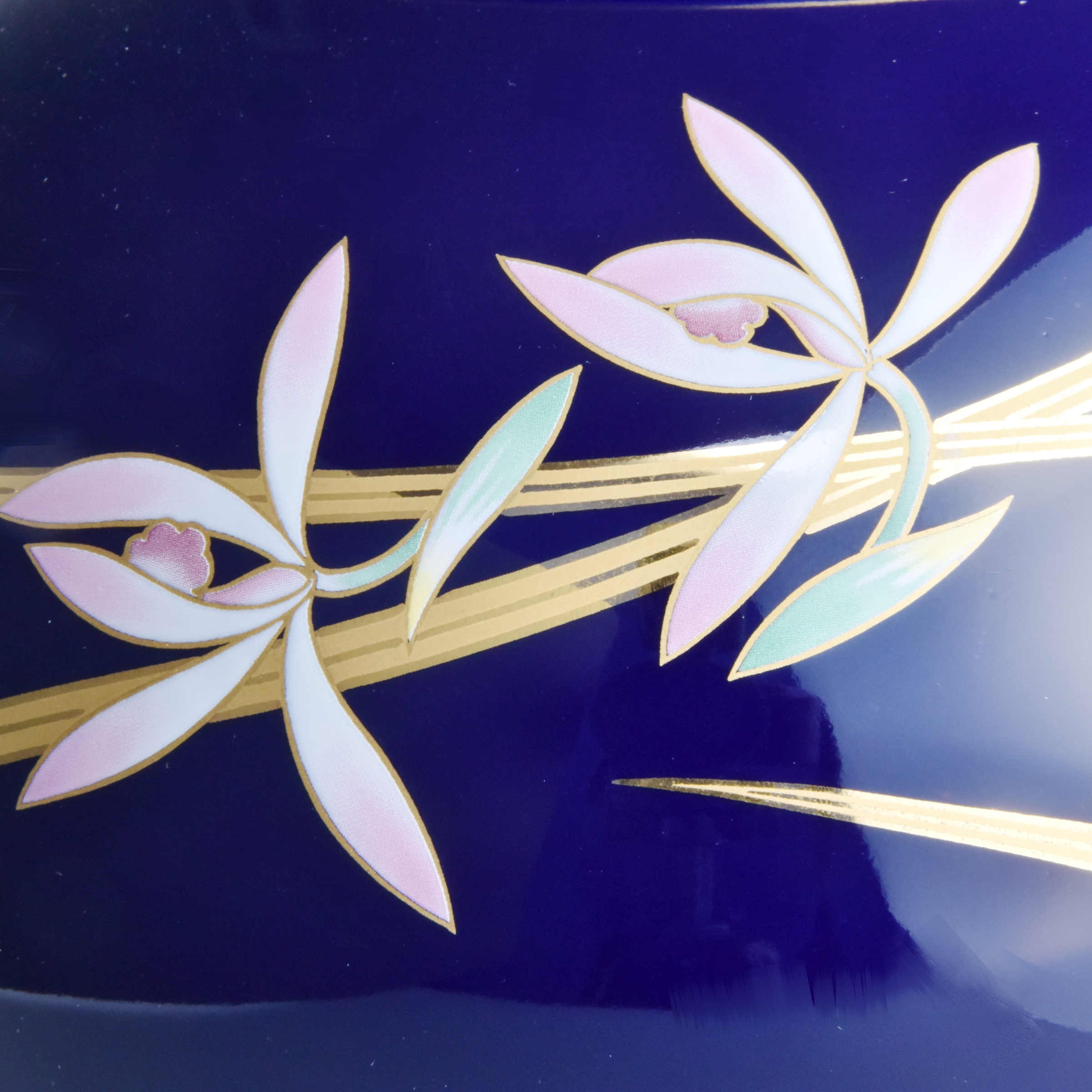 【ルリ蘭遊】花瓶　*WEB有田陶器市特別割引商品*2