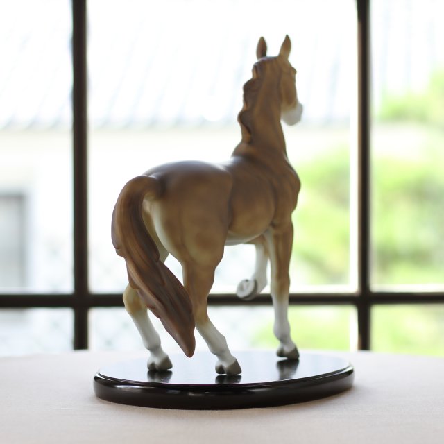 （染付馬）置物（大）4