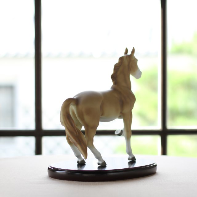 （染付馬）置物（小）4