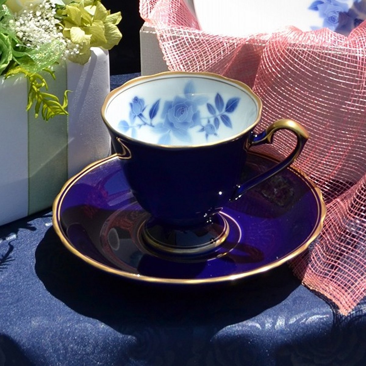 (サムシングブルー)コーヒーカップ&ソーサー 1客 *箱なし・単品*