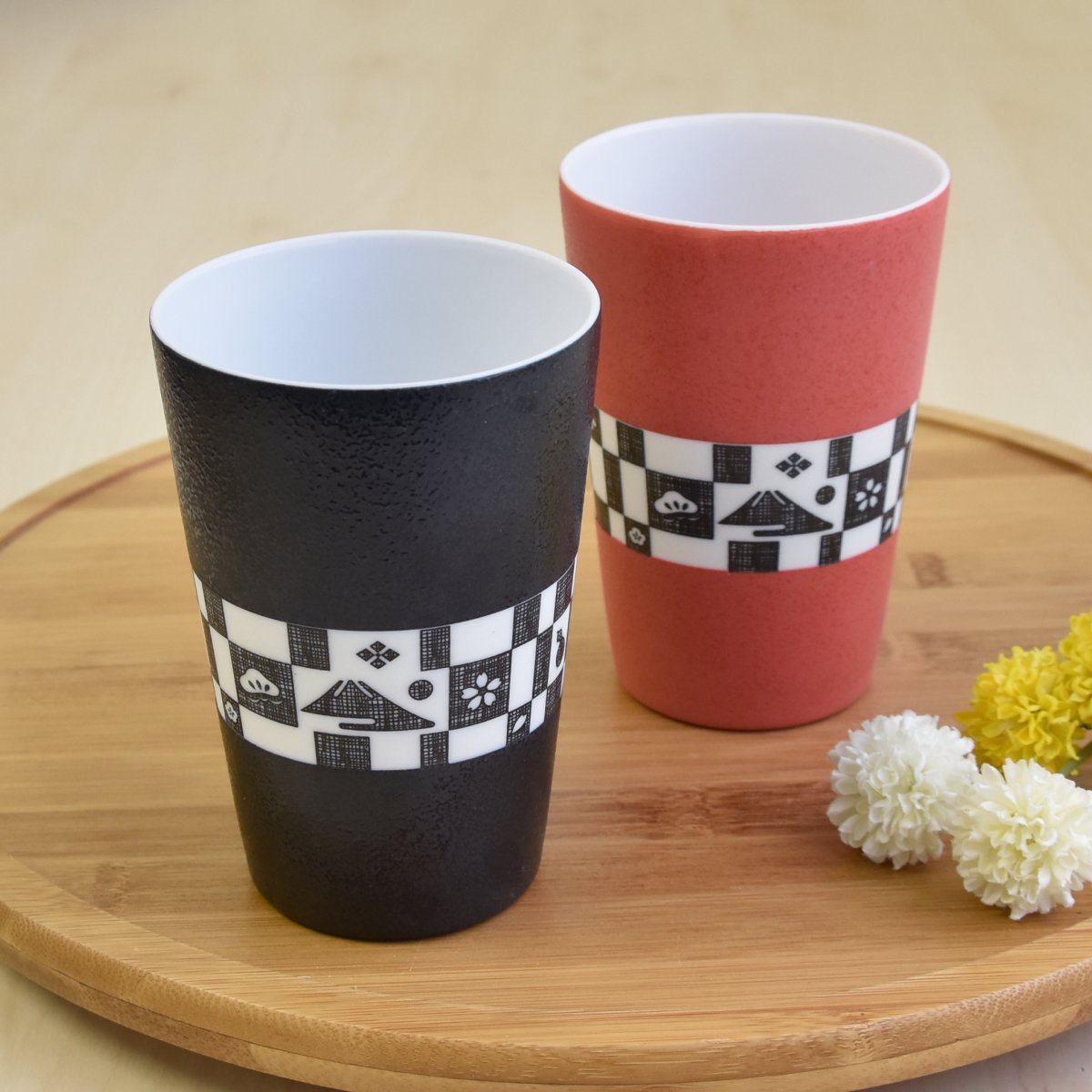 （変わり市松）ペアフリーカップ　1