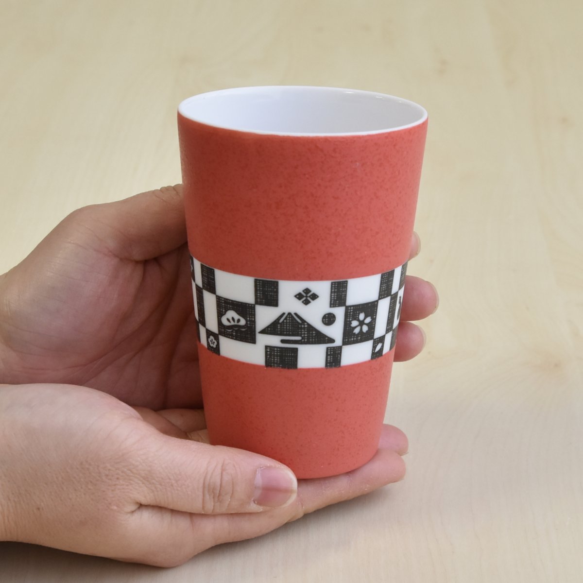 （変わり市松）ペアフリーカップ　7