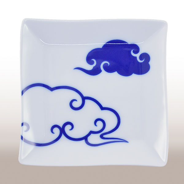 （くも）角皿　*秋の陶磁器まつり特別価格*1