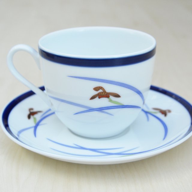 （オーキッドブルーム）コーヒーカップ＆ソーサー（単品・箱なし）3