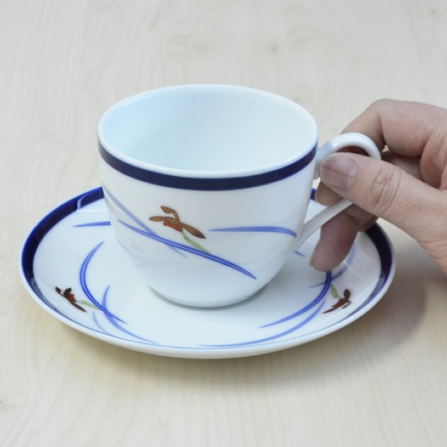 （オーキッドブルーム）コーヒーカップ＆ソーサー（単品・箱なし）6