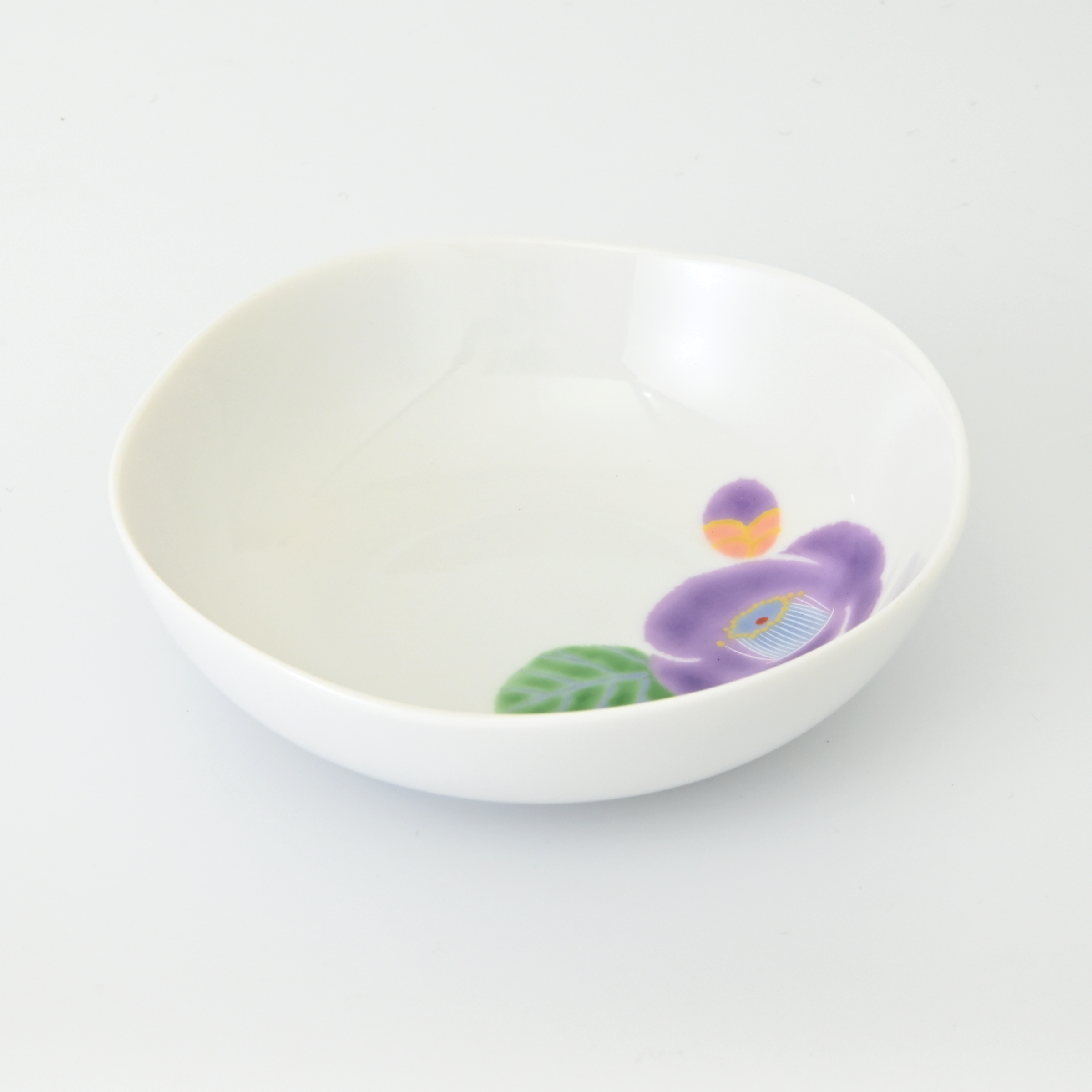 【はんなり】小鉢　つばき（径14cm）単品　箱なし2