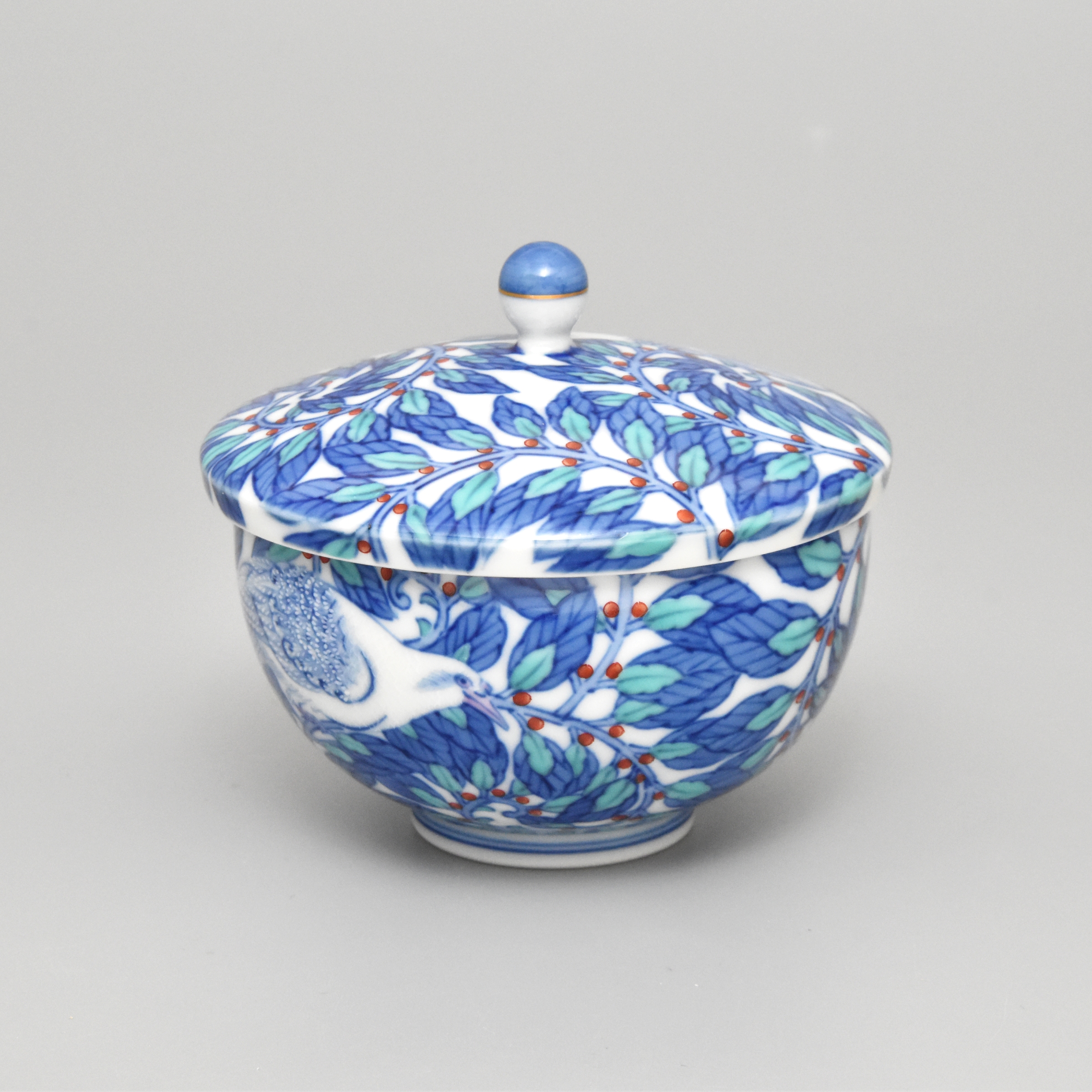 （染錦月桂樹鳩）茶器セット　*オンラインショップ特別限定販売*2