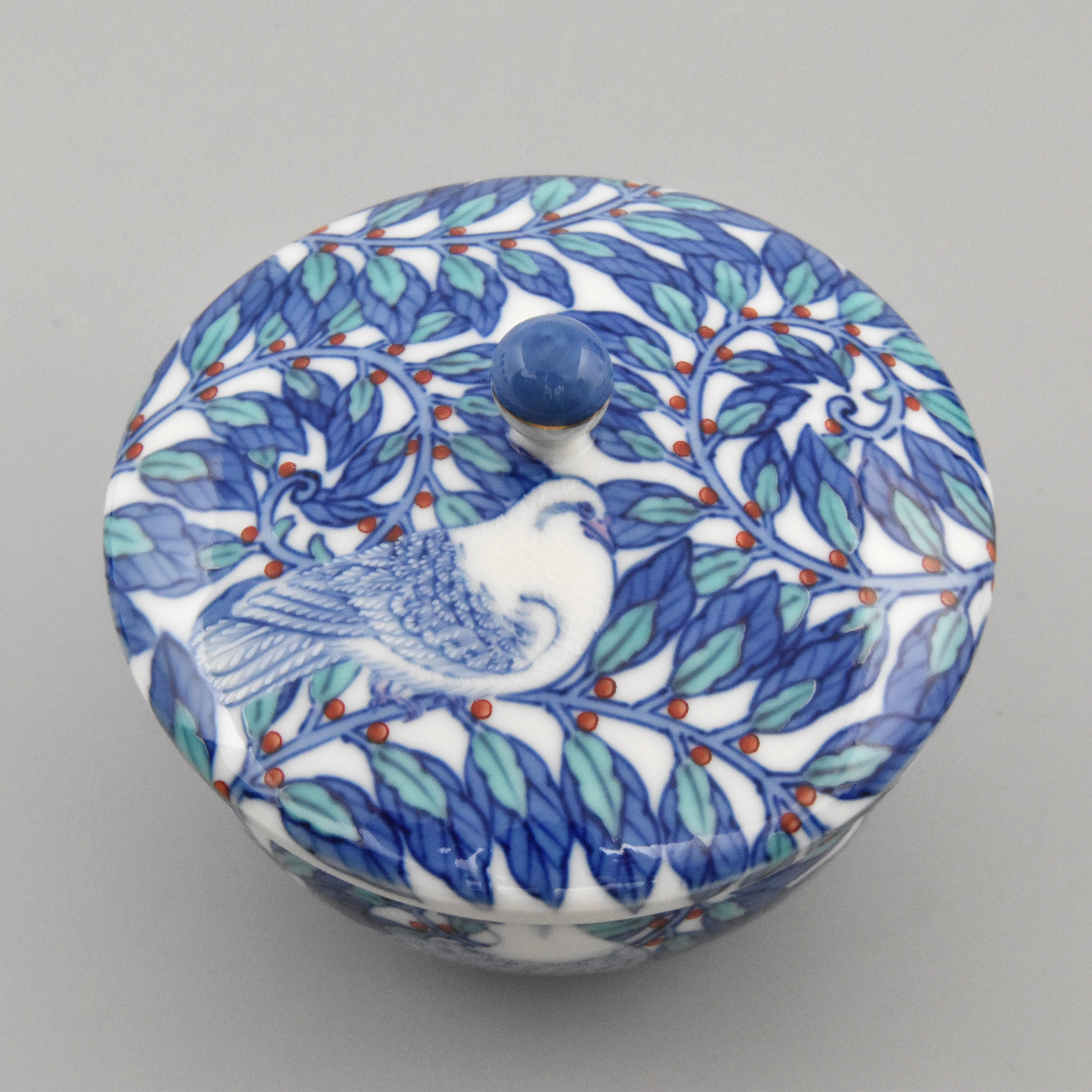 （染錦月桂樹鳩）茶器セット　*オンラインショップ特別限定販売*3