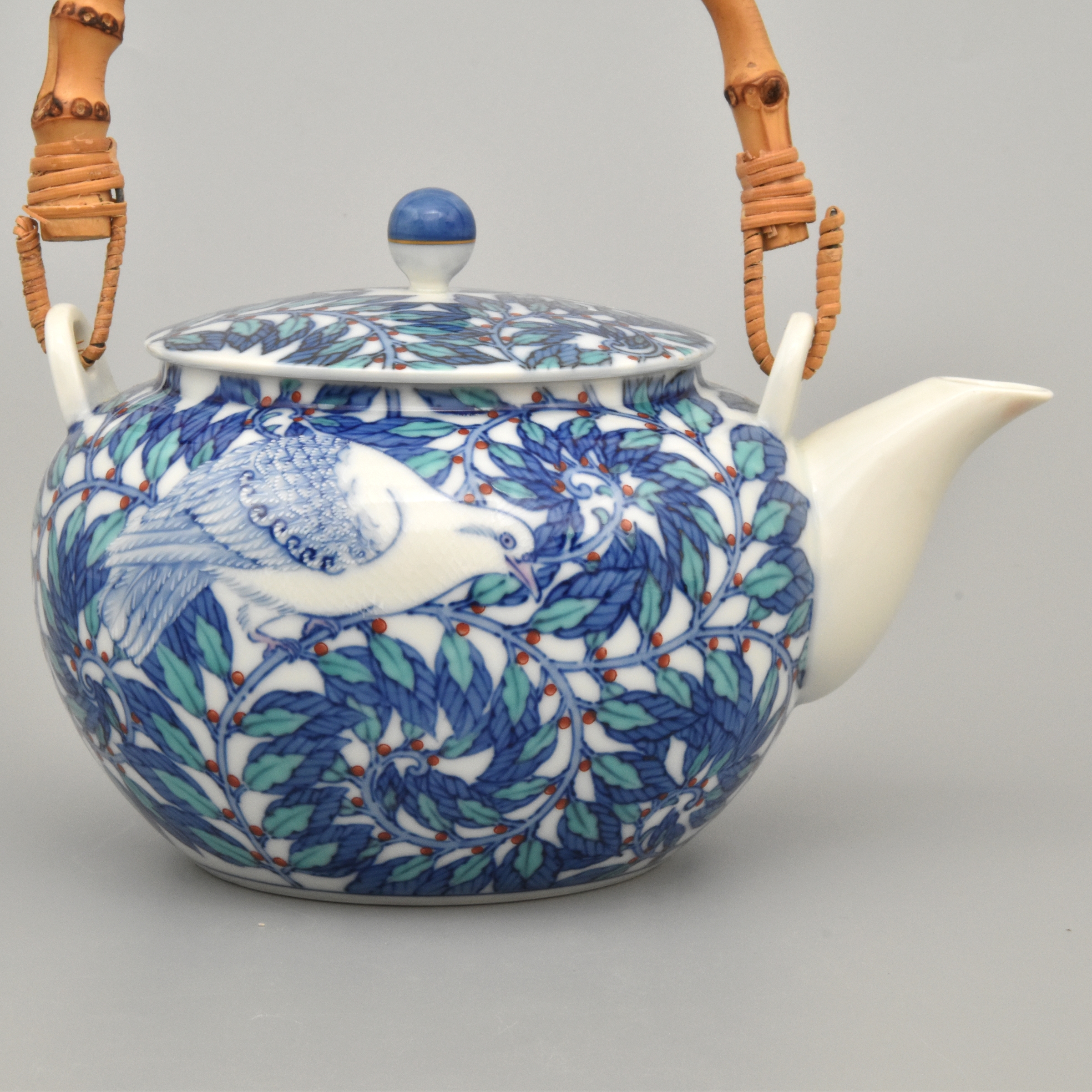 （染錦月桂樹鳩）茶器セット　*オンラインショップ特別限定販売*5