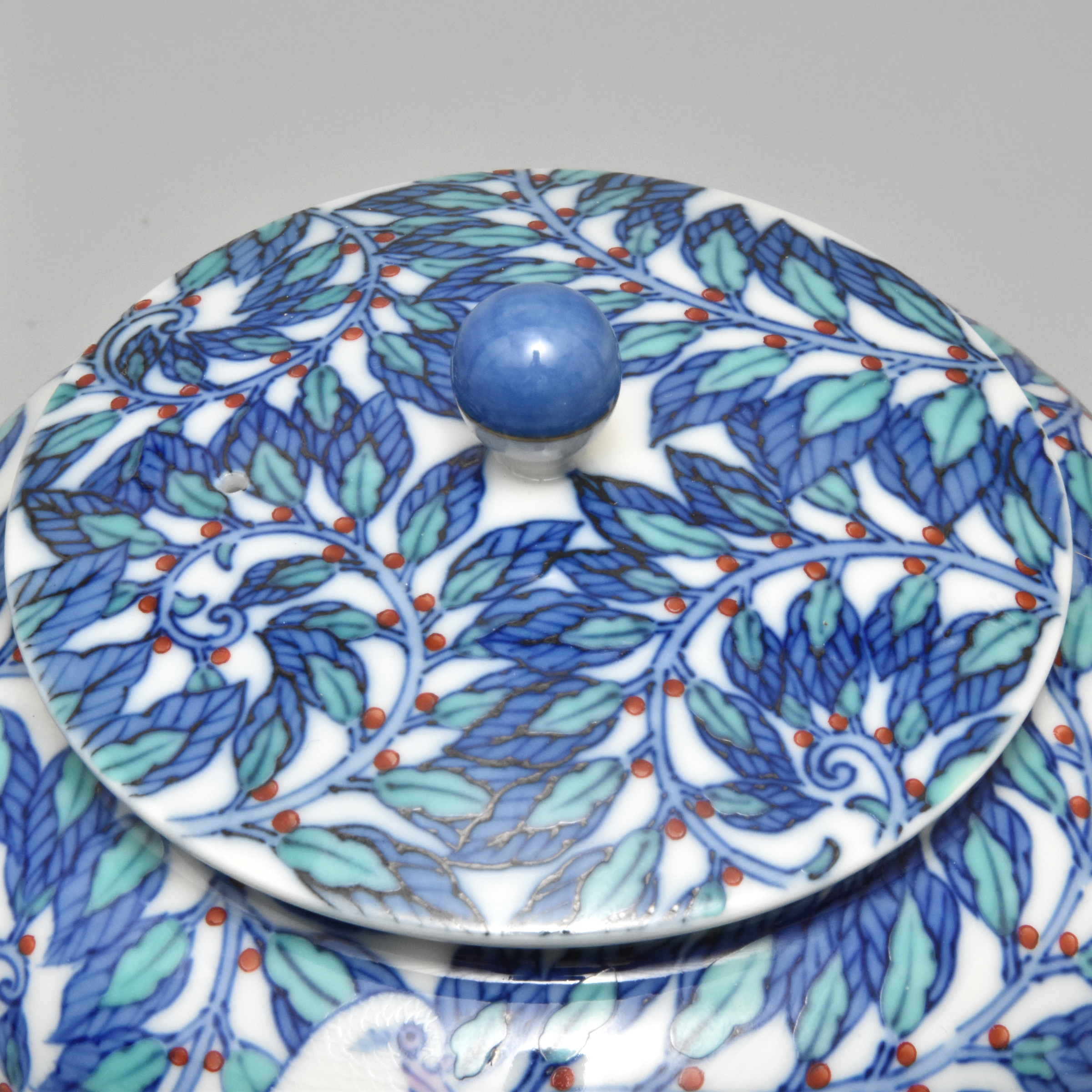 （染錦月桂樹鳩）茶器セット　*オンラインショップ特別限定販売*6