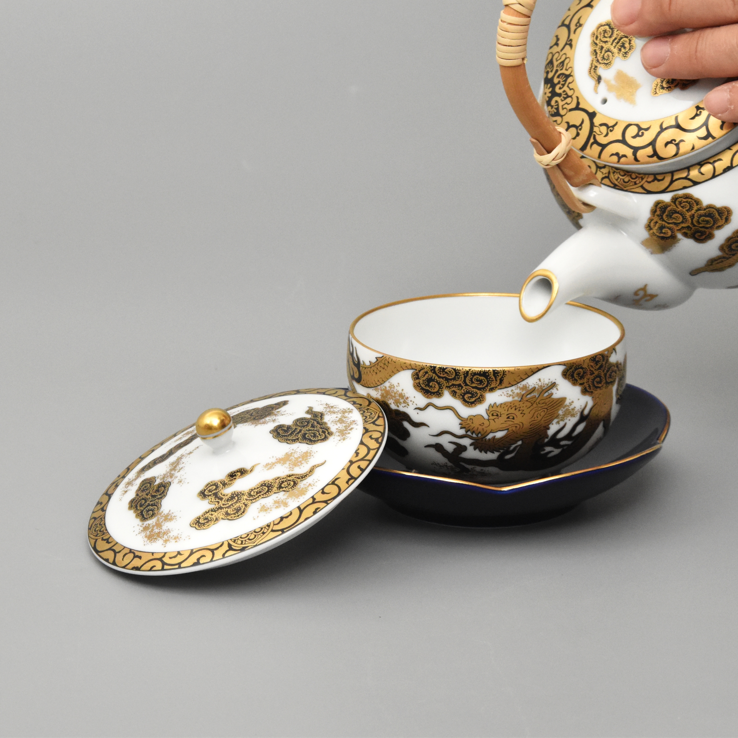 （金彩竜絵）茶器セット　*オンラインショップ特別限定販売*9