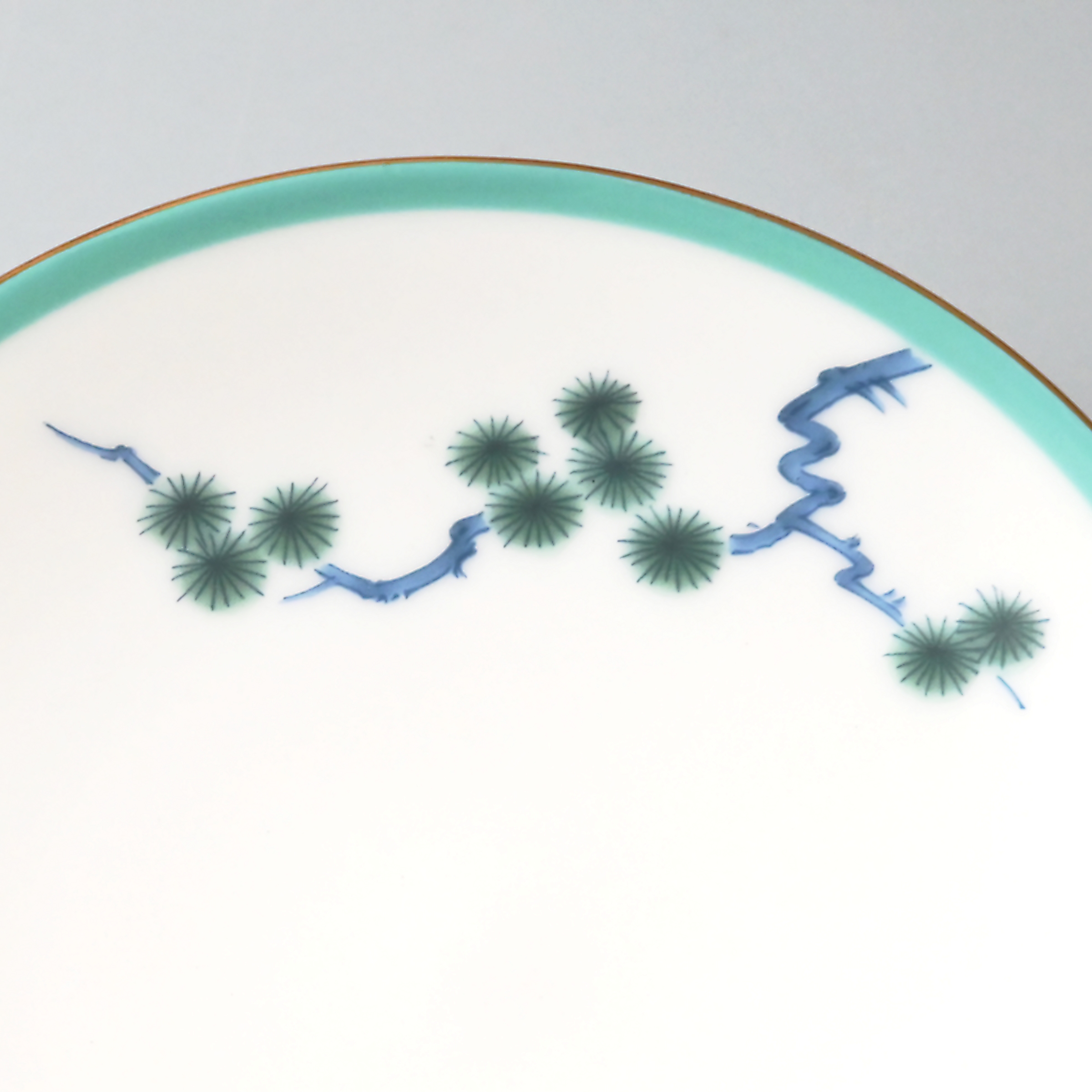 【日本の四季　松】銘々皿（径13cm）*秋の陶磁器まつり特別価格*2