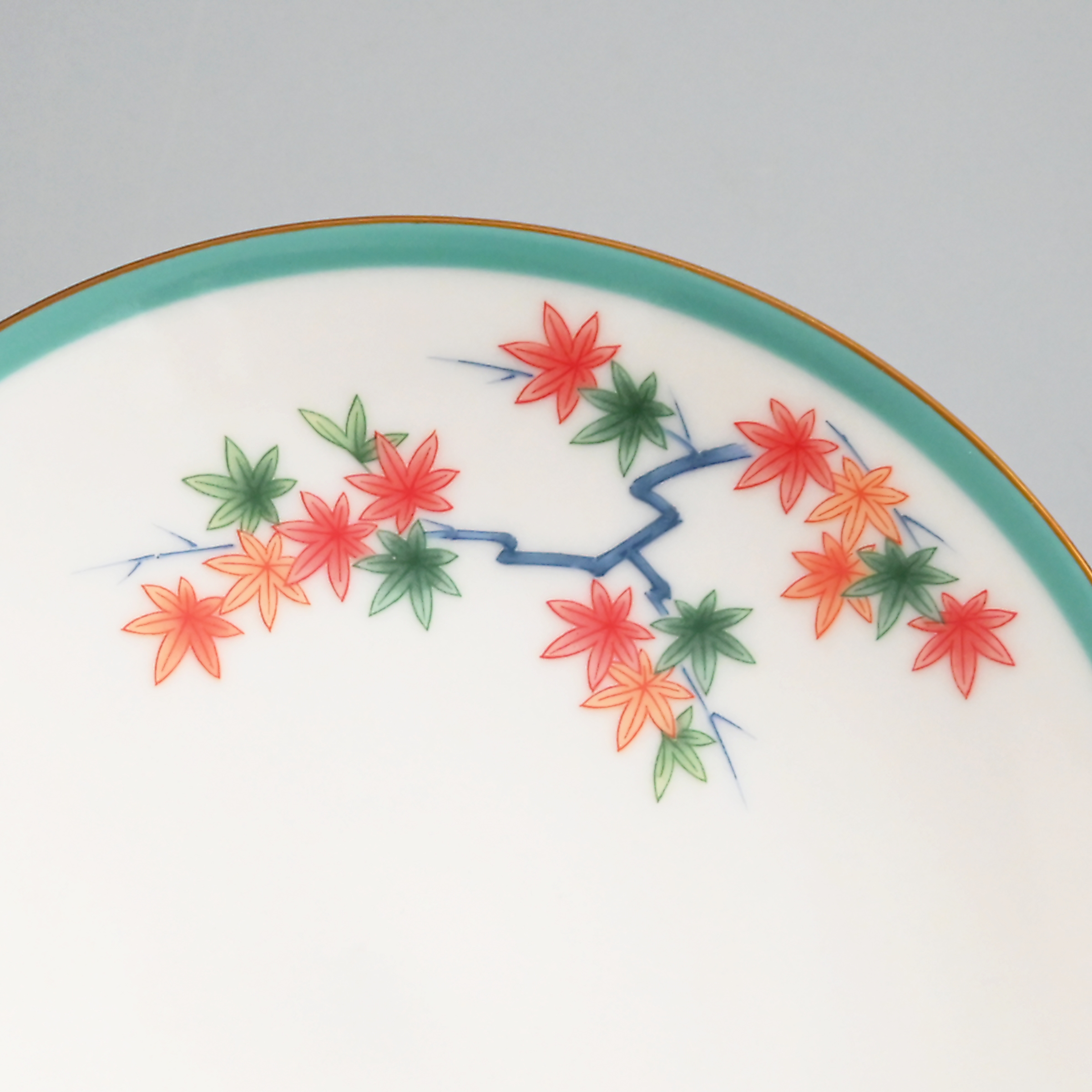 【日本の四季　楓】銘々皿（径13cm）*WEB有田陶器市特別割引商品*2
