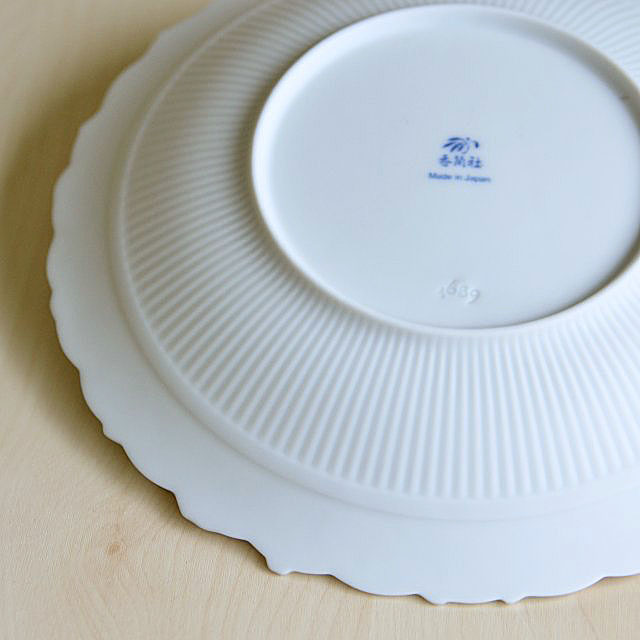 【カトレアレリーフ】中皿（18cm）箱なし商品 *有田陶器市特別価格*5