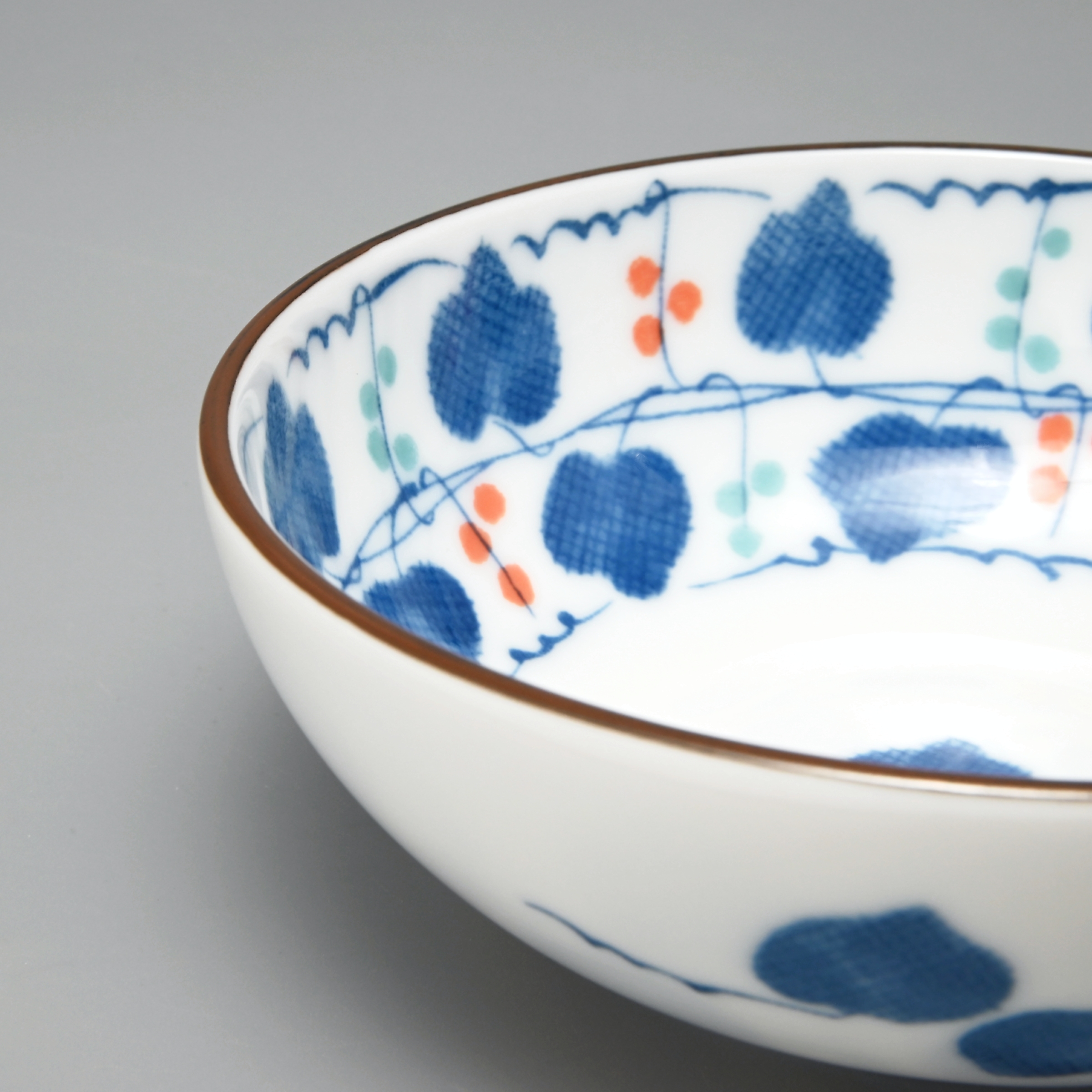 【野ぶどう】小鉢5個セット（径12cm）*秋の陶磁器まつり特別価格*4