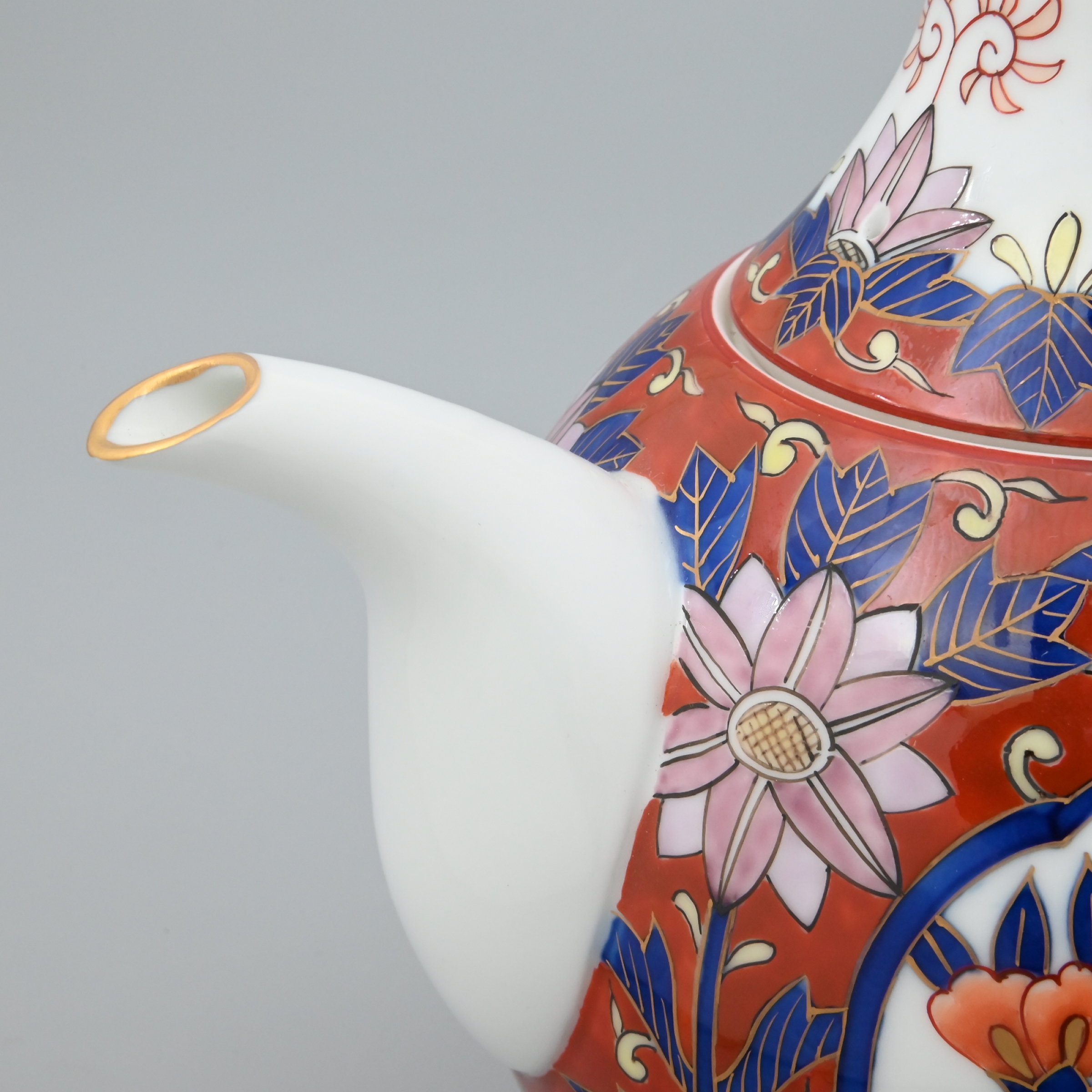 （四方割鉄線花外赤濃）ポット　*オンラインショップ特別限定販売*　3