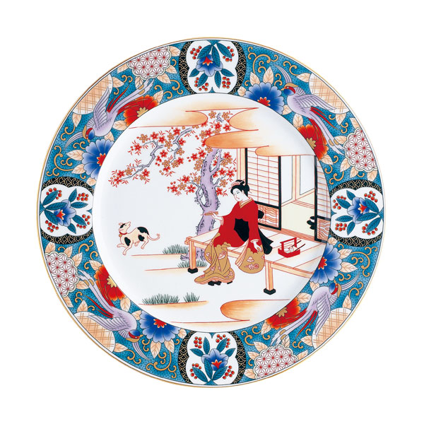陶額 陶画 飾り皿1|有田焼の老舗-香蘭社オンライン