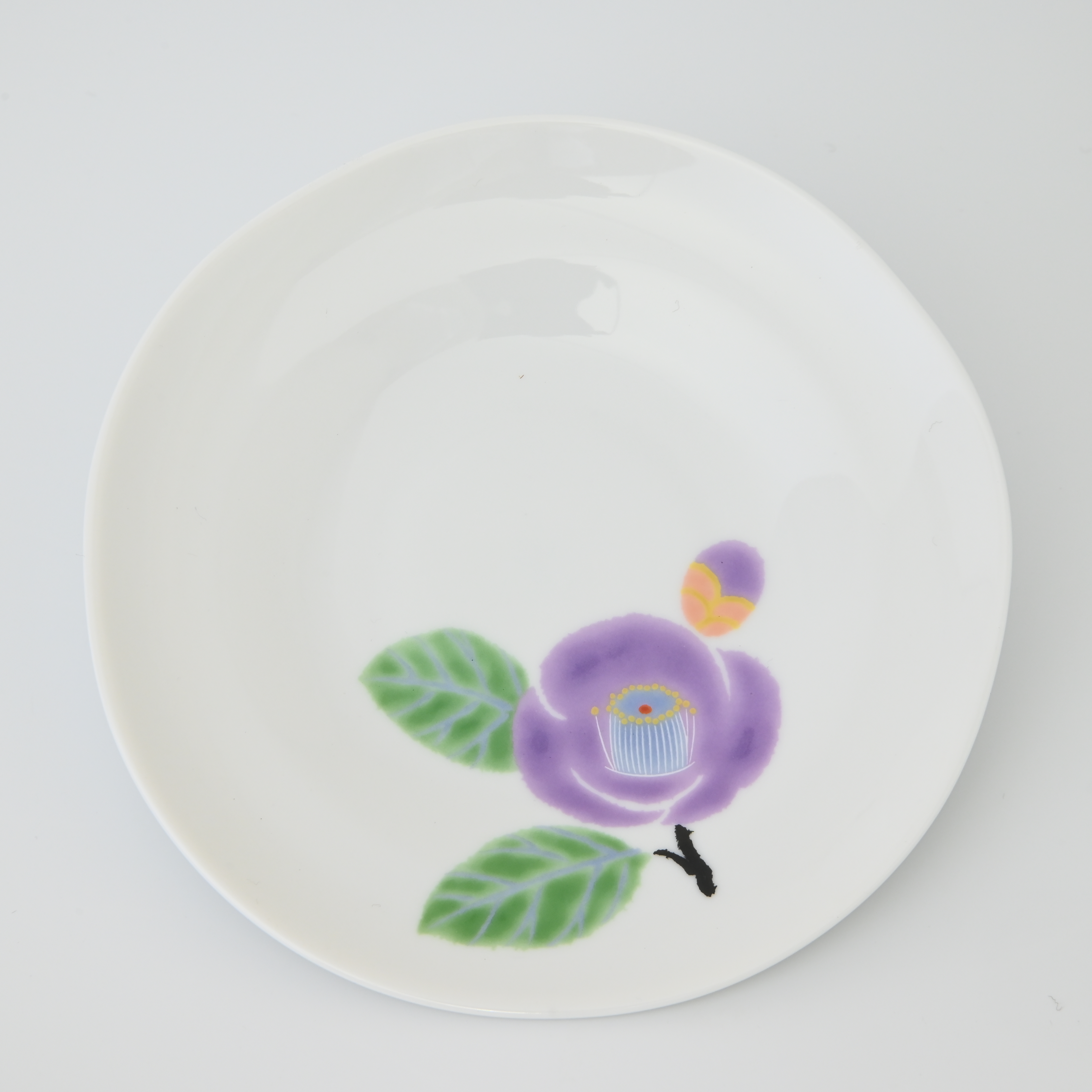 【はんなり】中皿 椿（径16cm） *秋の有田陶器市まつり特別割引商品*　箱なし　単品1