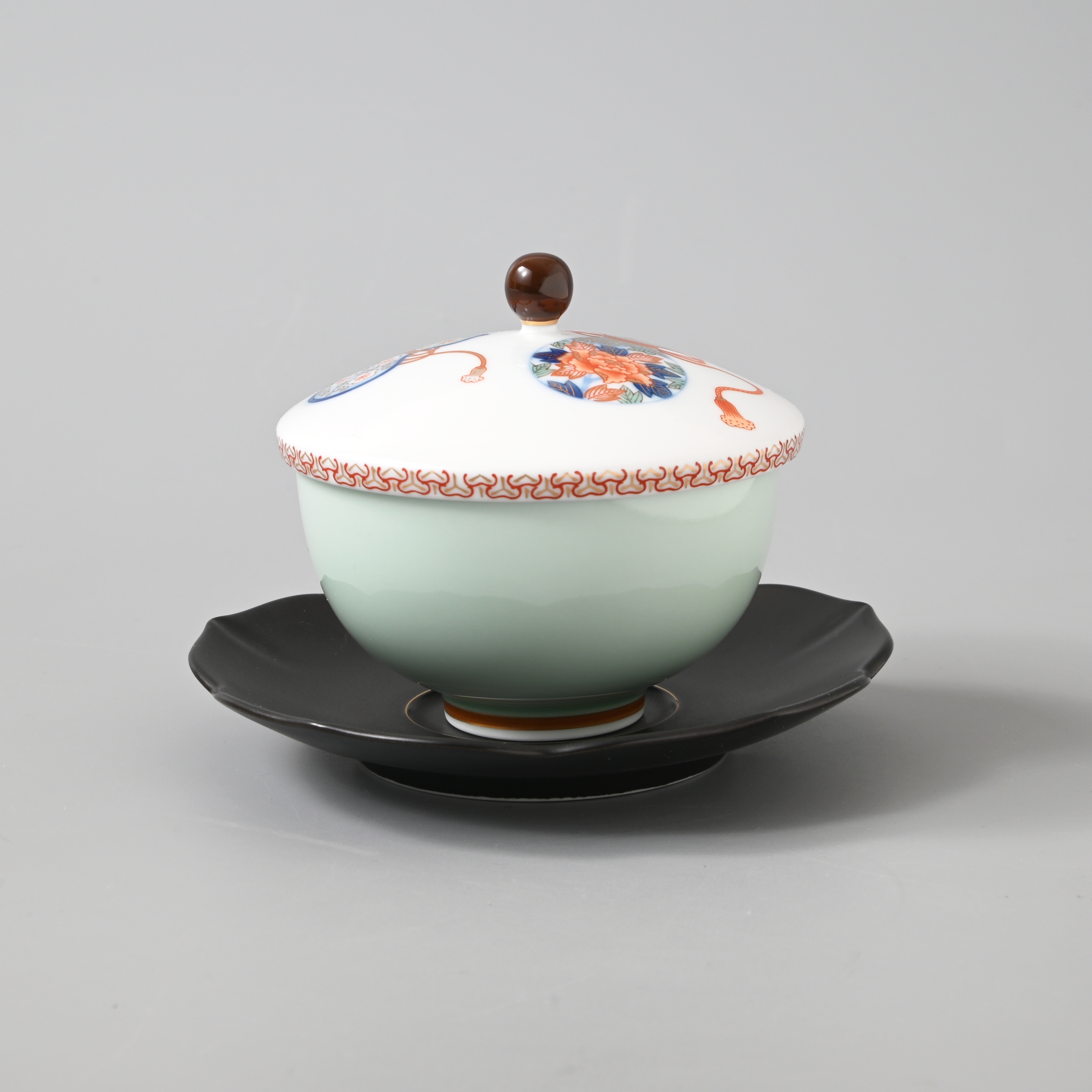 【黒釉】茶托セット7
