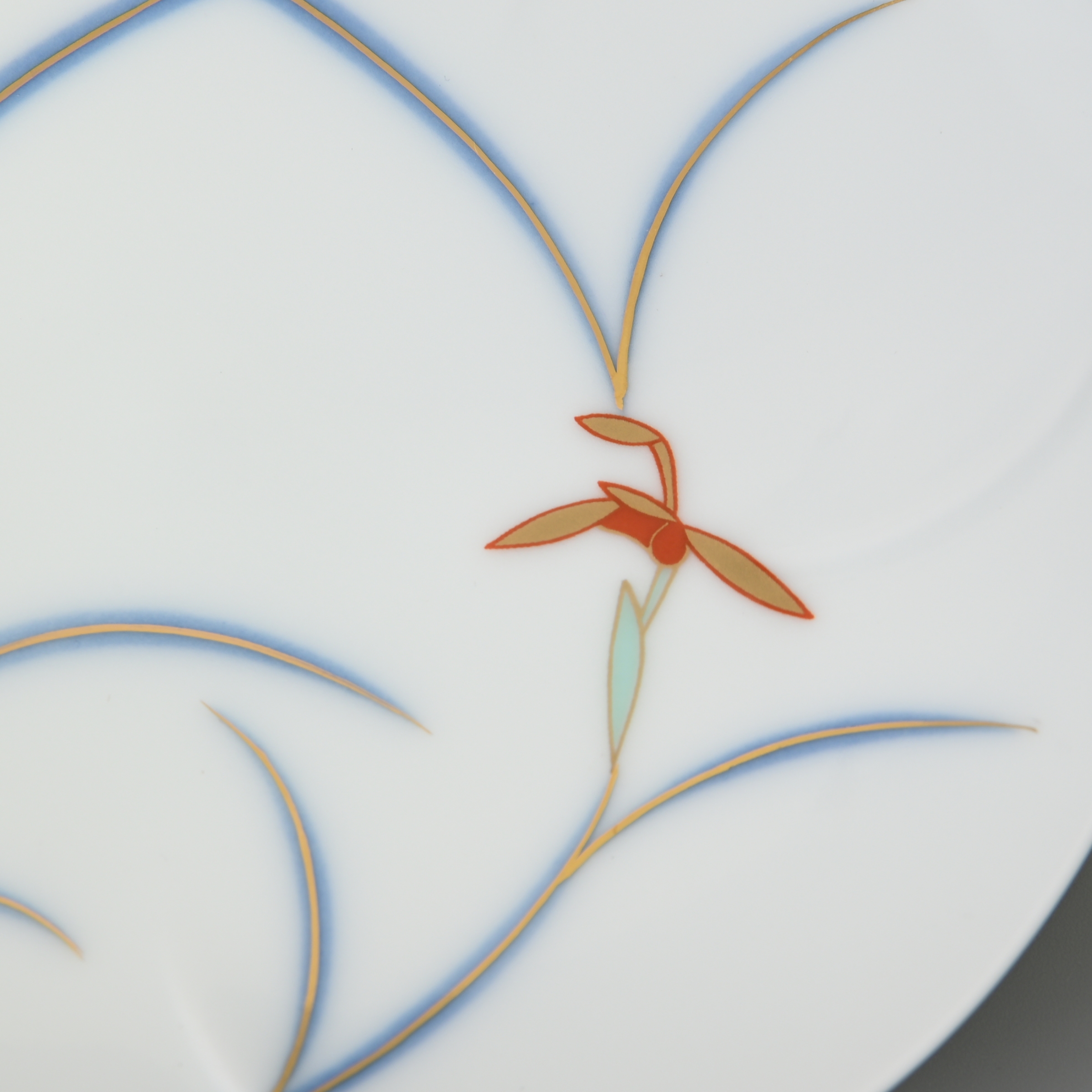 【蘭】銘々皿5枚セット（径13cm）3