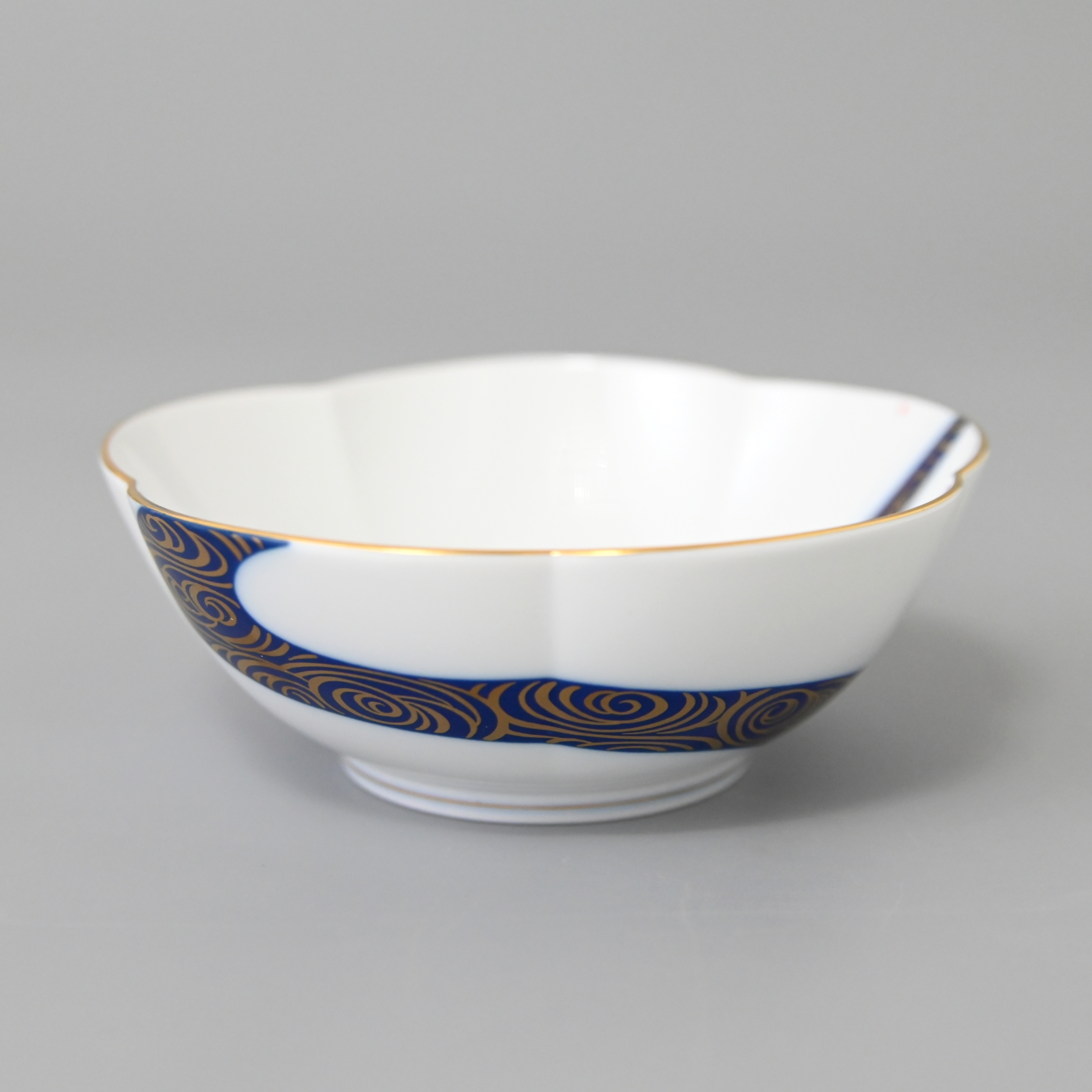 【光琳鶴】梅形小鉢（径13.5cm）4