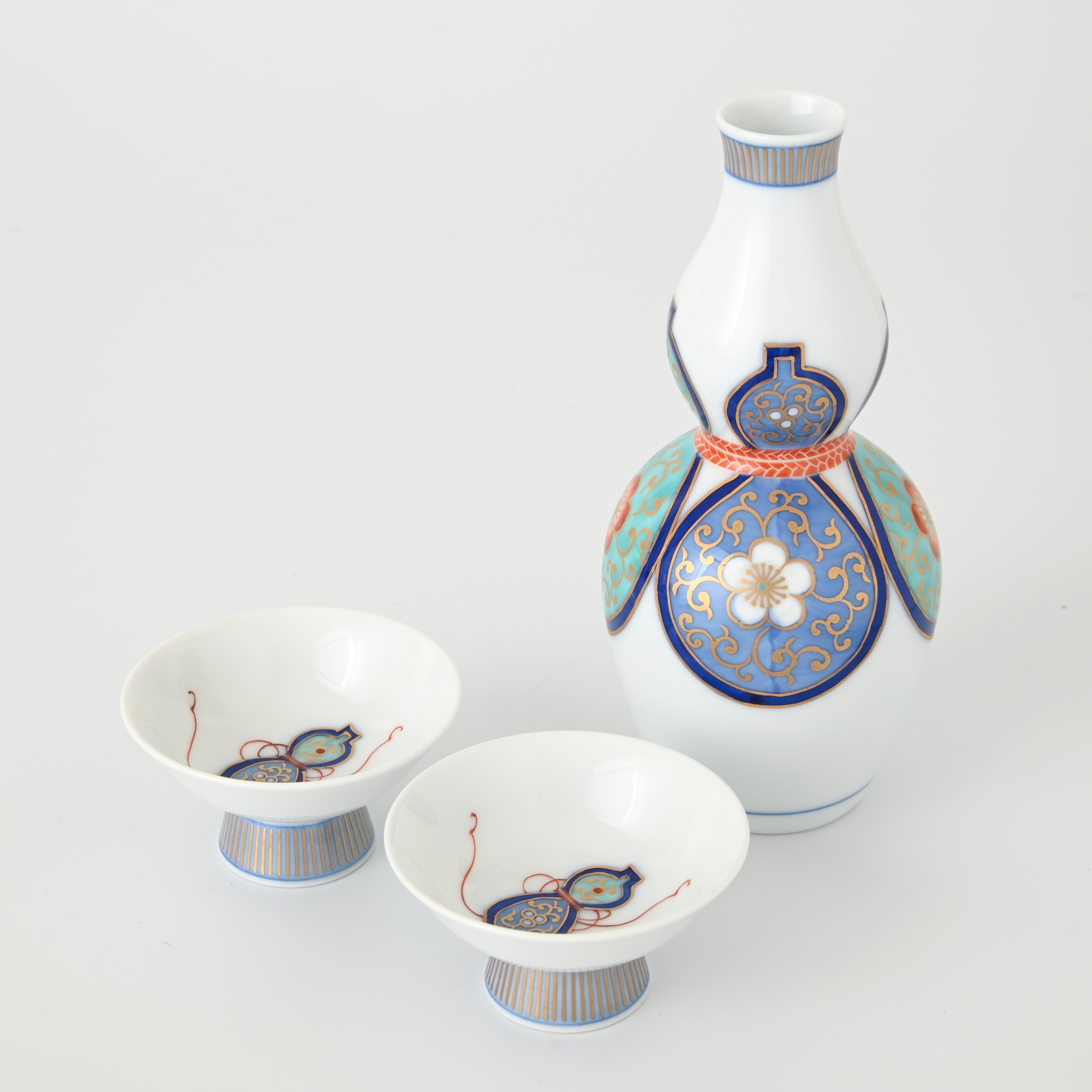 （染錦瓢）酒器セット　*直営店・オンラインショップ限定販売*