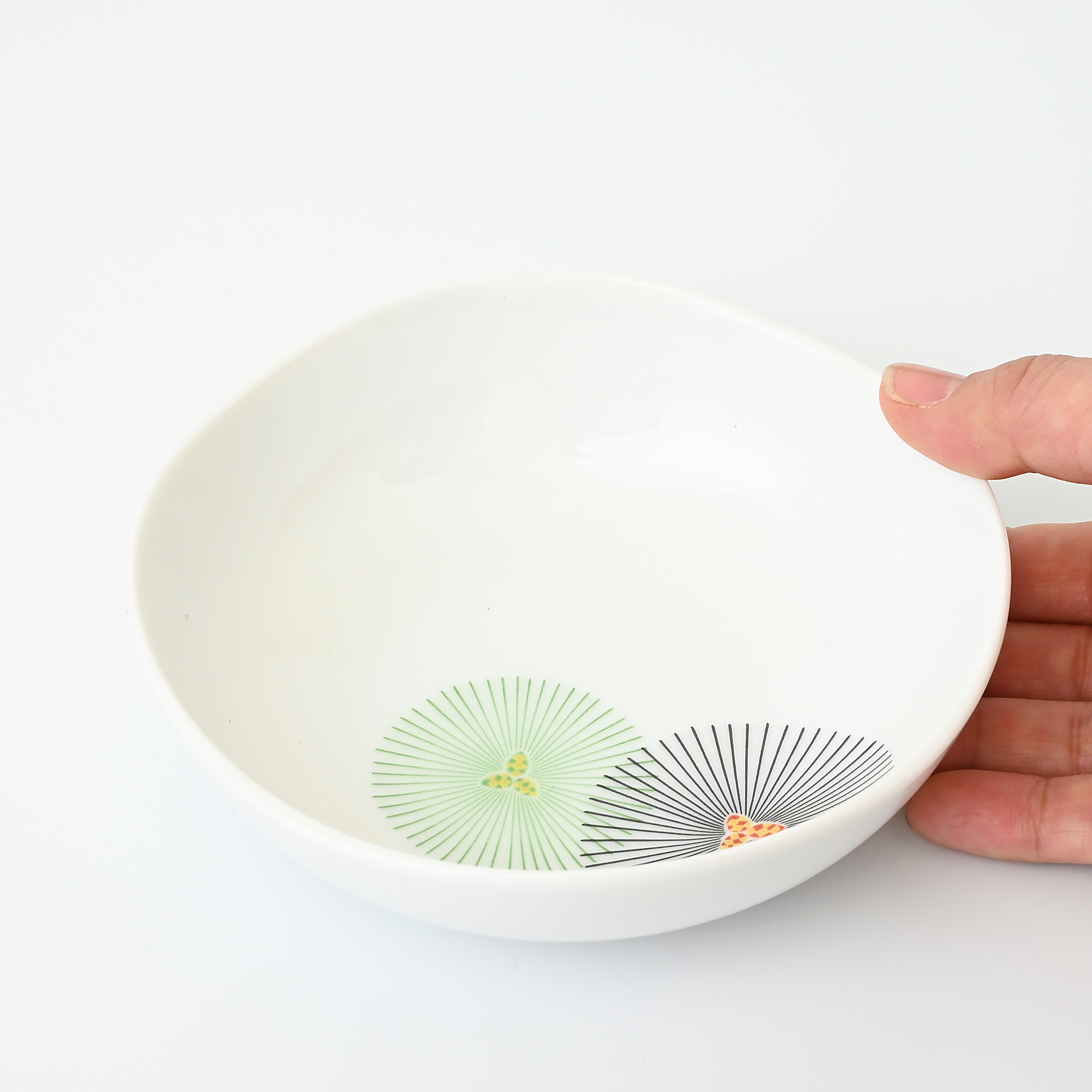 【はんなり】小鉢・松 （径14cm）（箱無し・単品）　*秋の有田陶器市まつり特別割引商品*　3